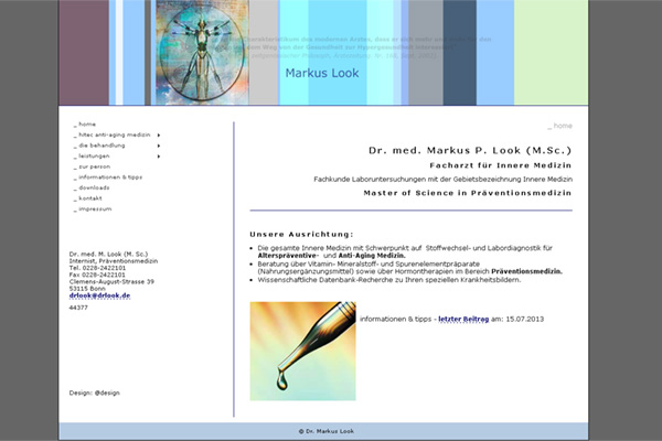 Website Dr. med. Markus Look